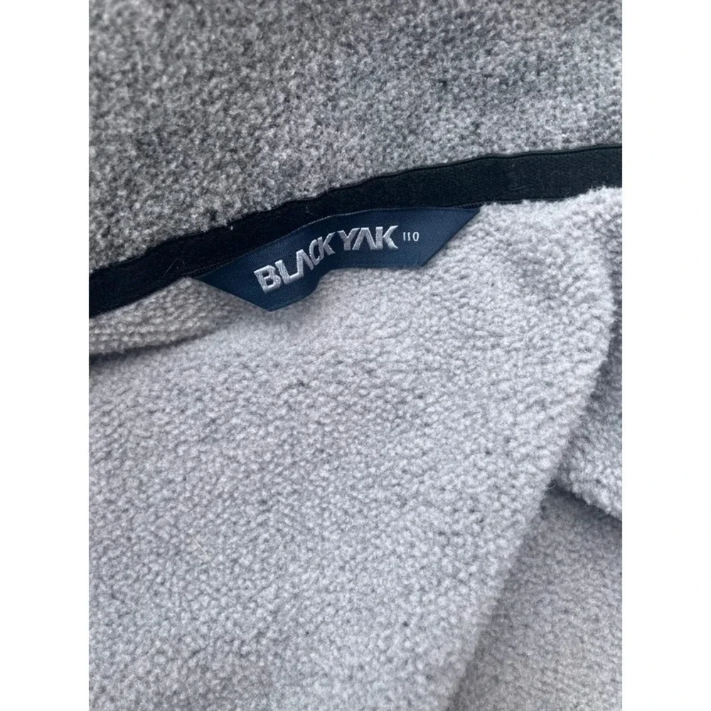 Black Yak Alpine Club Fleece Jacket Grey Great For Mountaineering &Outdoor Sz Lg